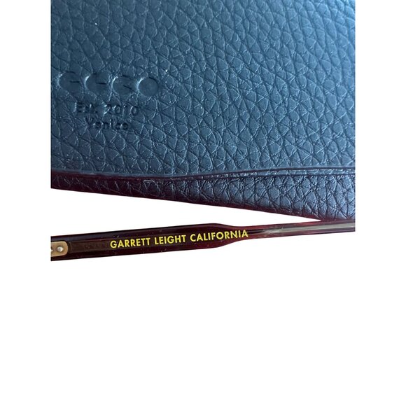 GARRETT LEIGHT Optical Carrol Black Glasses with Case - Picture 3 of 7